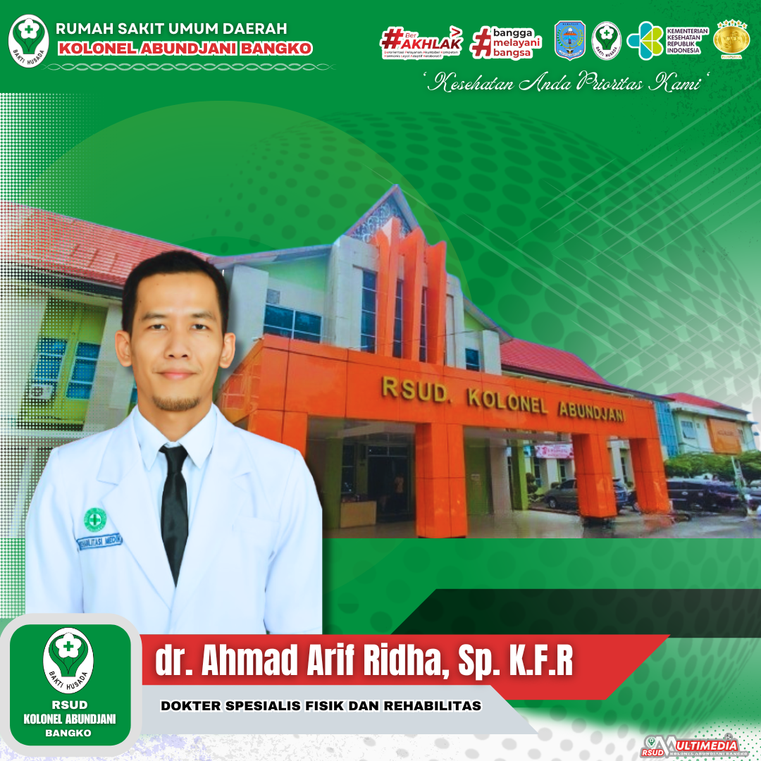dr. Ahmad Arif Ridha, Sp.K.F.R